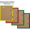 image:imageAmericanflat 85x11 Changeable Kids Art Frame 2Pack  Silver  Holds 100 art pieces magnetic front door builtin keyholes for wall display stores finished artworkPrimary Colors