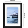 image:imageAmericanflat 8x10 Floating Picture Frame 2Pack  Engineered Wood  Black  Photo floats between crystalclear glass wall or tabletop display with included easel sawtooth hangers includedBlack