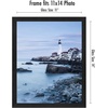 image:imageAmericanflat 8x10 Floating Picture Frame 2Pack  Engineered Wood  Black  Photo floats between crystalclear glass wall or tabletop display with included easel sawtooth hangers includedBlack
