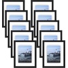 image:imageAmericanflat 8x10 Floating Picture Frame 2Pack  Engineered Wood  Black  Photo floats between crystalclear glass wall or tabletop display with included easel sawtooth hangers includedBlack