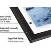 image:imageAmericanflat 8x10 Floating Picture Frame 2Pack  Engineered Wood  Black  Photo floats between crystalclear glass wall or tabletop display with included easel sawtooth hangers includedBlack