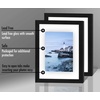 image:imageAmericanflat 8x10 Floating Picture Frame 2Pack  Engineered Wood  Black  Photo floats between crystalclear glass wall or tabletop display with included easel sawtooth hangers includedBlack