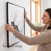 image:imageAmericanflat 8x10 Picture Frame  Matted to 5x7  Metal  Black  Shatterresistant glass wall or tabletop display with included easel secure turntab backing use with or without matBlack