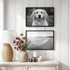 image:imageAmericanflat 8x12 Picture Frame with ShatterResistant Glass  Set of 2  Streamline Collection  Thin Border Photo Frame for Tabletop and Wall  Hanging Hardware and Easel Stand Included  Black  Shatterresistant glass wall or tabletop display with included easel sawtooth hangers included secure turntab backingBlack