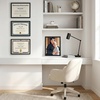 image:imageAmericanflat 8x12 Picture Frame with ShatterResistant Glass  Set of 2  Streamline Collection  Thin Border Photo Frame for Tabletop and Wall  Hanging Hardware and Easel Stand Included  Black  Shatterresistant glass wall or tabletop display with included easel sawtooth hangers included secure turntab backingBlack