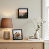 image:imageAmericanflat 8x12 Picture Frame with ShatterResistant Glass  Set of 2  Streamline Collection  Thin Border Photo Frame for Tabletop and Wall  Hanging Hardware and Easel Stand Included  Black  Shatterresistant glass wall or tabletop display with included easel sawtooth hangers included secure turntab backingBlack
