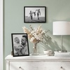 image:imageAmericanflat 8x12 Picture Frame with ShatterResistant Glass  Set of 2  Streamline Collection  Thin Border Photo Frame for Tabletop and Wall  Hanging Hardware and Easel Stand Included  Black  Shatterresistant glass wall or tabletop display with included easel sawtooth hangers included secure turntab backingBlack