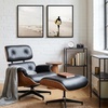 image:imageAmericanflat 8x12 Picture Frame with ShatterResistant Glass  Set of 2  Streamline Collection  Thin Border Photo Frame for Tabletop and Wall  Hanging Hardware and Easel Stand Included  Black  Shatterresistant glass wall or tabletop display with included easel sawtooth hangers included secure turntab backingBlack