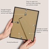 image:imageAmericanflat 8x12 Picture Frame with ShatterResistant Glass  Set of 2  Streamline Collection  Thin Border Photo Frame for Tabletop and Wall  Hanging Hardware and Easel Stand Included  Black  Shatterresistant glass wall or tabletop display with included easel sawtooth hangers included secure turntab backingBlack