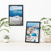 image:imageAmericanflat 8x12 Picture Frame with ShatterResistant Glass  Set of 2  Streamline Collection  Thin Border Photo Frame for Tabletop and Wall  Hanging Hardware and Easel Stand Included  Black  Shatterresistant glass wall or tabletop display with included easel sawtooth hangers included secure turntab backingBlack