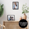 image:imageAmericanflat 8x12 Picture Frame with ShatterResistant Glass  Set of 2  Streamline Collection  Thin Border Photo Frame for Tabletop and Wall  Hanging Hardware and Easel Stand Included  Black  Shatterresistant glass wall or tabletop display with included easel sawtooth hangers included secure turntab backingBlack