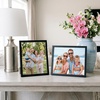 image:imageAmericanflat 8x12 Picture Frame with ShatterResistant Glass  Set of 2  Streamline Collection  Thin Border Photo Frame for Tabletop and Wall  Hanging Hardware and Easel Stand Included  Black  Shatterresistant glass wall or tabletop display with included easel sawtooth hangers included secure turntab backingBlack