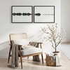 image:imageAmericanflat 8x12 Picture Frame with ShatterResistant Glass  Set of 2  Streamline Collection  Thin Border Photo Frame for Tabletop and Wall  Hanging Hardware and Easel Stand Included  Black  Shatterresistant glass wall or tabletop display with included easel sawtooth hangers included secure turntab backingBlack