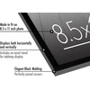 image:imageAmericanflat 8x12 Picture Frame with ShatterResistant Glass  Set of 2  Streamline Collection  Thin Border Photo Frame for Tabletop and Wall  Hanging Hardware and Easel Stand Included  Black  Shatterresistant glass wall or tabletop display with included easel sawtooth hangers included secure turntab backingBlack
