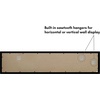 image:imageAmericanflat 8x40 Picture Frame  Engineered Wood  Black  Polished plexiglass front hangs vertical or horizontal sawtooth hangers included fits photos posters and art
