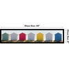 image:imageAmericanflat 8x40 Picture Frame  Engineered Wood  Black  Polished plexiglass front hangs vertical or horizontal sawtooth hangers included fits photos posters and art