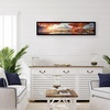 image:imageAmericanflat 8x40 Picture Frame  Engineered Wood  Black  Polished plexiglass front hangs vertical or horizontal sawtooth hangers included fits photos posters and art