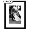 image:imageAmericanflat Picture Frame in Black with Shatter Resistant Glass  Horizontal and Vertical Formats  Wall Mounted  12 x 16  Pack of 12