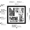 image:imagePAINDEFENSE 12x12 Black Frame with Bonus Mat  Top Selling Square Picture Frame  Hanging Hardware IncludedMW1212BK4