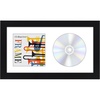 image:imageAmericanflat 25x165 Record Album Frame with ShatterResistant Glass  Use as 125x125 Album Cover Frame with Mat  Brooklyn Portrait Collection  Engineered Wood Frames for Wall  BlackAlbum Cover  CD Frame