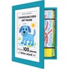 image:imageAmericanflat 85x11 Changeable Kids Art Frame 2Pack  Silver  Holds 100 art pieces magnetic front door builtin keyholes for wall display stores finished artworkAquamarine