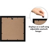 image:imageAmericanflat 16x24 Poster Frame  Matted to 12x18  Engineered Wood  Black  Polished plexiglass front hangs vertical or horizontal sawtooth hangers included secure turntab backingBlack