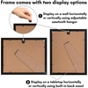 image:imageAmericanflat 16x24 Poster Frame  Matted to 12x18  Engineered Wood  Black  Polished plexiglass front hangs vertical or horizontal sawtooth hangers included secure turntab backingBlack