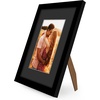 image:imageAmericanflat 16x24 Poster Frame  Matted to 12x18  Engineered Wood  Black  Polished plexiglass front hangs vertical or horizontal sawtooth hangers included secure turntab backingBlack