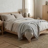 image:imageAmericanflat 50x60 Throw Blanket  Soft and Breathable Cotton Throw Blanket for Couch Bed Chair  Decorative Blankets Perfect for Home Office or Outdoor Use  Grey and White Mini Diamond DesignOmala White and Grey Mini Diamond