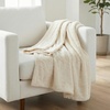 image:imageAmericanflat 50x60 Throw Blanket  Soft and Breathable Cotton Throw Blanket for Couch Bed Chair  Decorative Blankets Perfect for Home Office or Outdoor Use  Grey and White Mini Diamond DesignRabbit Faux Fur