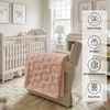 image:imageAmericanflat 50x60 Throw Blanket  Soft and Breathable Cotton Throw Blanket for Couch Bed Chair  Decorative Blankets Perfect for Home or Outdoor Use  Cloud Grey and White Mini Diamond DesignPink