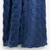 image:imageAmericanflat 50x60 Throw Blanket  Soft and Breathable Cotton Throw Blanket for Couch Bed Chair  Decorative Blankets Perfect for Home or Outdoor Use  Cloud Grey and White Mini Diamond DesignDark Blue