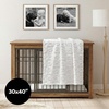 image:imageAmericanflat 50x60 Throw Blanket  Soft and Breathable Cotton Throw Blanket for Couch Bed Chair  Decorative Blankets Perfect for Home or Outdoor Use  Cloud Grey and White Mini Diamond DesignCream