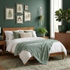 image:imageAmericanflat 50x60 Throw Blanket  Soft and Breathable Cotton Throw Blanket for Couch Bed Chair  Decorative Blankets Perfect for Home or Outdoor Use  Cloud Grey and White Mini Diamond DesignGreen