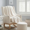 image:imageAmericanflat 50x60 Throw Blanket  Soft and Breathable Cotton Throw Blanket for Couch Bed Chair  Decorative Blankets Perfect for Home or Outdoor Use  Cloud Grey and White Mini Diamond DesignCream