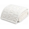 image:imageAmericanflat 50x60 Throw Blanket  Soft and Breathable Cotton Throw Blanket for Couch Bed Chair  Decorative Blankets Perfect for Home or Outdoor Use  Cloud Grey and White Mini Diamond DesignCream