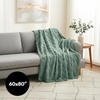 image:imageAmericanflat 50x60 Throw Blanket  Soft and Breathable Cotton Throw Blanket for Couch Bed Chair  Decorative Blankets Perfect for Home or Outdoor Use  Cloud Grey and White Mini Diamond DesignGreen