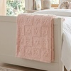 image:imageAmericanflat 50x60 Throw Blanket  Soft and Breathable Cotton Throw Blanket for Couch Bed Chair  Decorative Blankets Perfect for Home or Outdoor Use  Cloud Grey and White Mini Diamond DesignPink