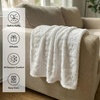 image:imageAmericanflat 50x60 Throw Blanket  Soft and Breathable Cotton Throw Blanket for Couch Bed Chair  Decorative Blankets Perfect for Home or Outdoor Use  Cloud Grey and White Mini Diamond DesignCream