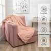 image:imageAmericanflat 50x60 Throw Blanket  Soft and Breathable Cotton Throw Blanket for Couch Bed Chair  Decorative Blankets Perfect for Home or Outdoor Use  Cloud Grey and White Mini Diamond DesignCream