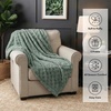 image:imageAmericanflat 50x60 Throw Blanket  Soft and Breathable Cotton Throw Blanket for Couch Bed Chair  Decorative Blankets Perfect for Home or Outdoor Use  Cloud Grey and White Mini Diamond DesignGreen