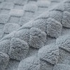 image:imageAmericanflat 50x60 Throw Blanket  Soft and Breathable Cotton Throw Blanket for Couch Bed Chair  Decorative Blankets Perfect for Home or Outdoor Use  Cloud Grey and White Mini Diamond DesignGray