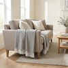 image:imageAmericanflat 50x60 Throw Blanket  Soft and Breathable Cotton Throw Blanket for Couch Bed Chair  Decorative Blankets Perfect for Home or Outdoor Use  Cloud Grey and White Mini Diamond DesignOmala Cloud Grey and White Mini Diamond
