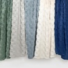 image:imageAmericanflat 50x60 Throw Blanket  Soft and Breathable Cotton Throw Blanket for Couch Bed Chair  Decorative Blankets Perfect for Home or Outdoor Use  Cloud Grey and White Mini Diamond DesignCream