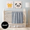 image:imageAmericanflat 50x60 Throw Blanket  Soft and Breathable Cotton Throw Blanket for Couch Bed Chair  Decorative Blankets Perfect for Home or Outdoor Use  Cloud Grey and White Mini Diamond DesignGray