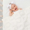 image:imageAmericanflat 50x60 Throw Blanket  Soft and Breathable Cotton Throw Blanket for Couch Bed Chair  Decorative Blankets Perfect for Home or Outdoor Use  Cloud Grey and White Mini Diamond DesignCream
