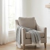 image:imageAmericanflat 50x60 Throw Blanket  Soft and Breathable Cotton Throw Blanket for Couch Bed Chair  Decorative Blankets Perfect for Home or Outdoor Use  Cloud Grey and White Mini Diamond DesignOmala Cloud Grey and White Mini Diamond