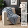 image:imageAmericanflat 50x60 Throw Blanket  Soft and Breathable Cotton Throw Blanket for Couch Bed Chair  Decorative Blankets Perfect for Home or Outdoor Use  Cloud Grey and White Mini Diamond DesignGray