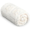image:imageAmericanflat 50x60 Throw Blanket  Soft and Breathable Cotton Throw Blanket for Couch Bed Chair  Decorative Blankets Perfect for Home or Outdoor Use  Cloud Grey and White Mini Diamond DesignCream