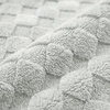 image:imageAmericanflat 50x60 Throw Blanket  Soft and Breathable Cotton Throw Blanket for Couch Bed Chair  Decorative Blankets Perfect for Home or Outdoor Use  Cloud Grey and White Mini Diamond DesignLight Gray